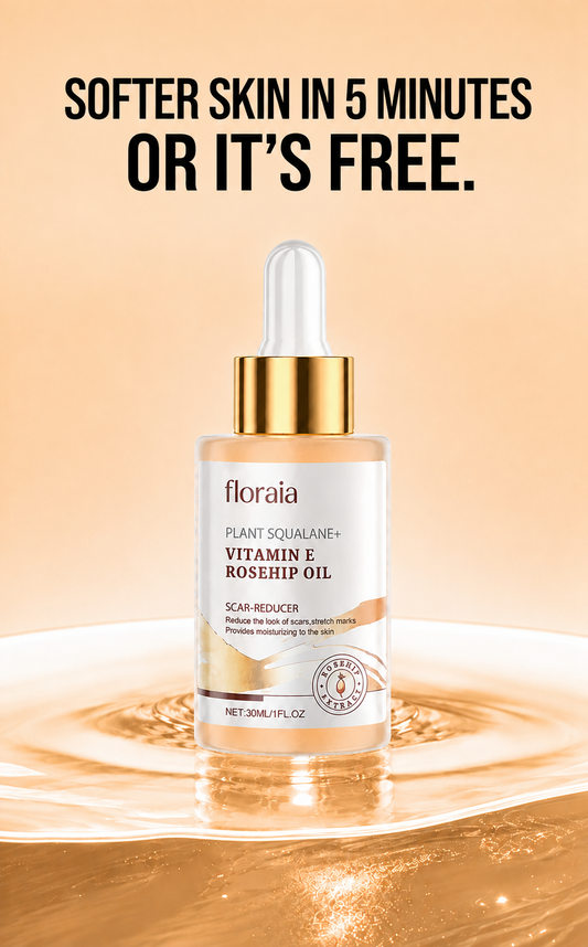 Radiant Skin Rosehip Serum with Squalane & Vitamin E